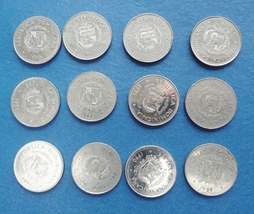 Lot of 12 dominican republic republica dominicana coins veinticinco 25 centavos  1  thumb200