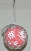 Team Sports America NCAA Alabama Crimson Tide LED Christmas Ornament Set of 2 image 3