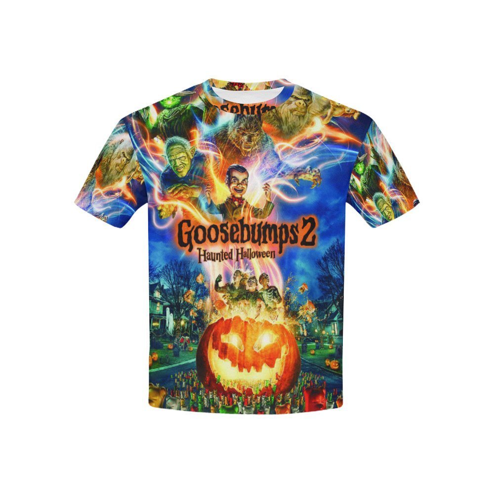 Full all over print Goosebumps shirt Tee birthday present, gift kid women men TShirts & Tank Tops