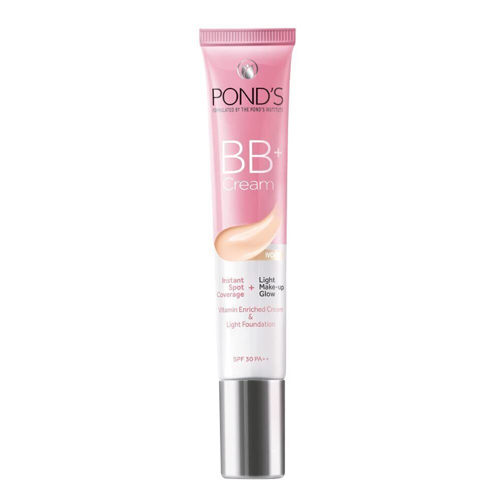 POND'S BB+ Cream, Instant Spot Coverage + Light make up Glow Light18 g
