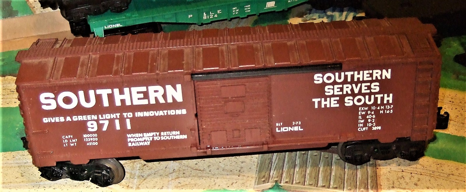 O Scale Lionel Train Box Car Southern O Scale Other Railroads