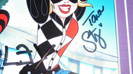 DC Superhero Girls Cast Signed Framed 16x20 Poster Display 2017 SDCC image 8