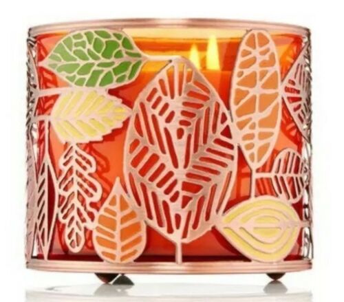 1 Bath /& Body Works BUTTERFLY PEDESTAL Large 3-Wick Candle Holder Sleeve 14.5 oz