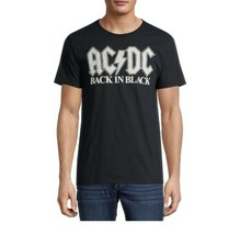 AC/DC Black Men&#39;s T-Shirt Multiple Sizes New 100% Cotton Back In Black - $19.35
