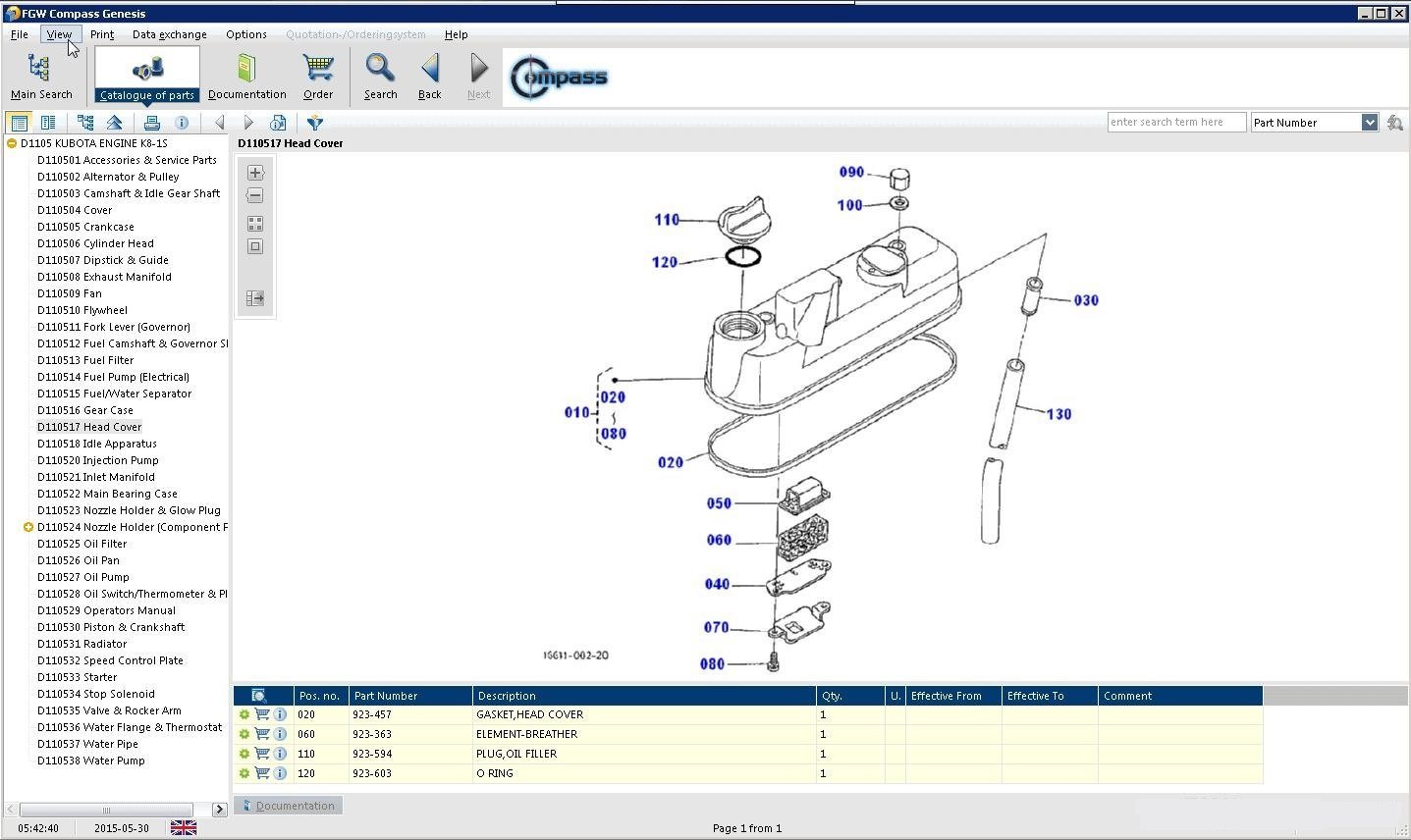 ... FG Wilson Compass Genesis 2014A Full Parts Catalog (EPC) & Service Information ...