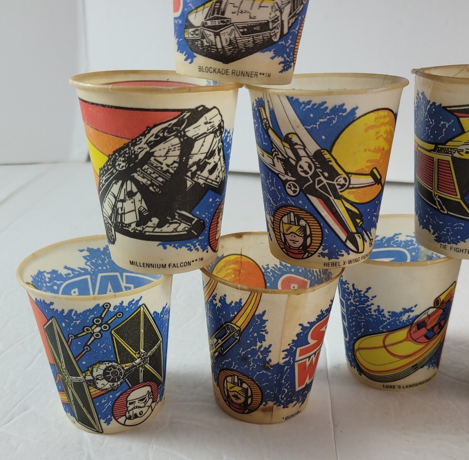 vintage star wars dixie cups