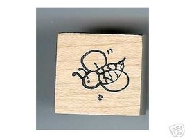 Buzzing Buzy Bee small rubber stamp - $4.00