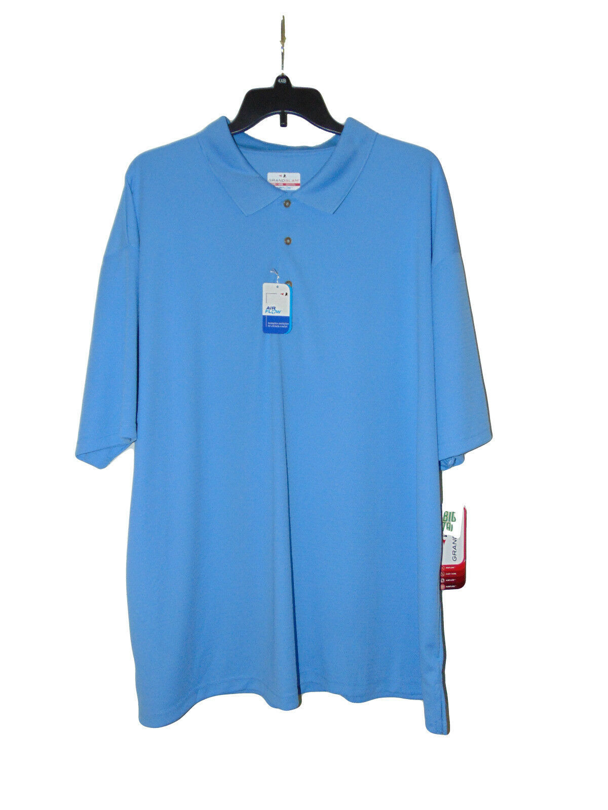 Sky Blue Grand Slam Golf Polo Shirt Size 4xb Nwt Casual Shirts
