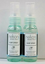 Lot of 2 Nelson J Beverly Hills Surf Spray Big &amp; Sexy Hair 1oz Travel Si... - $12.99