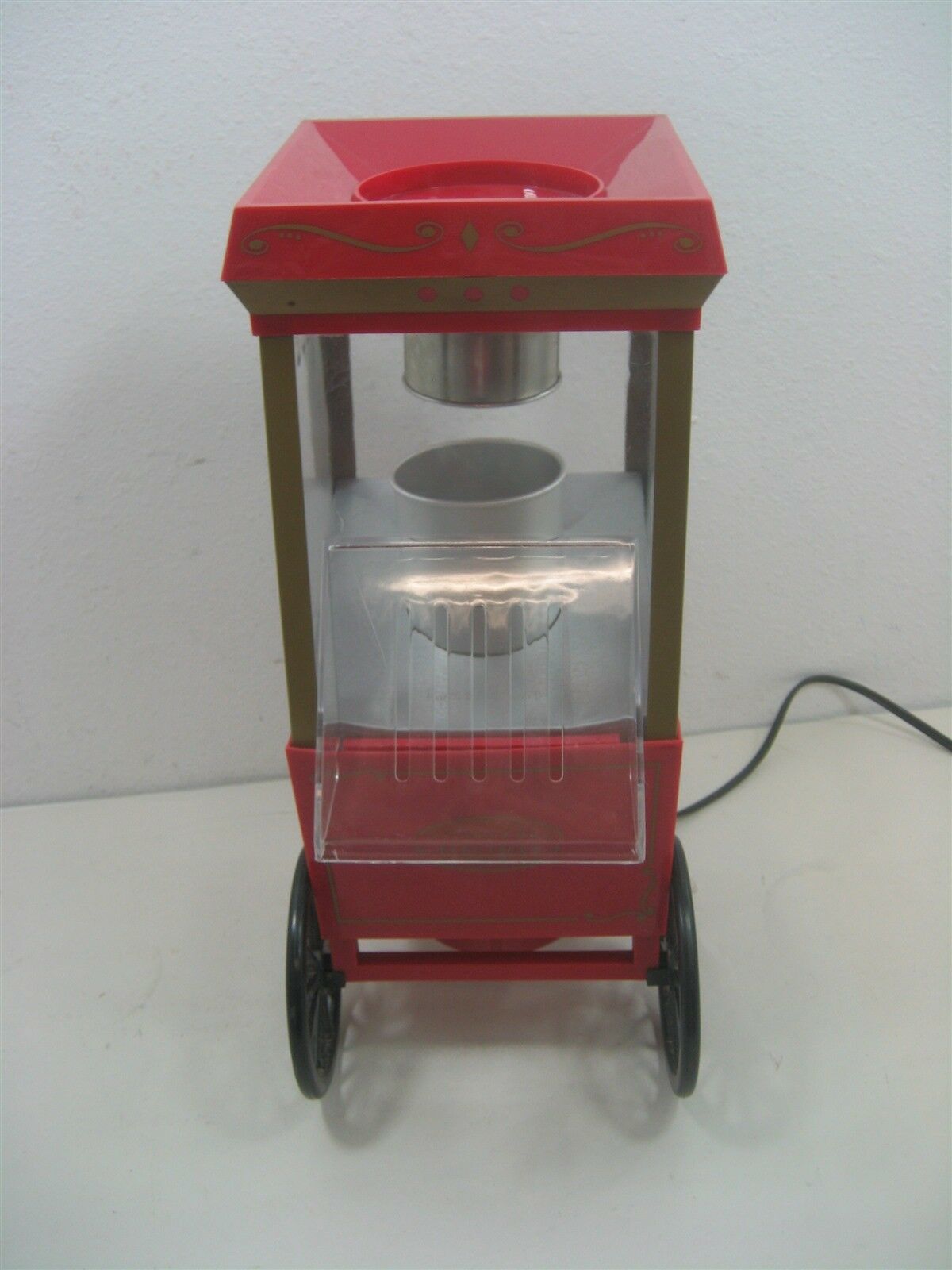 old fashioned movie time popcorn machine