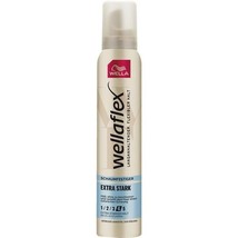 Wella Wellaflex Extra Strong Hair Mousse -Level #4-200ml-FREE Us Shipping - $13.85