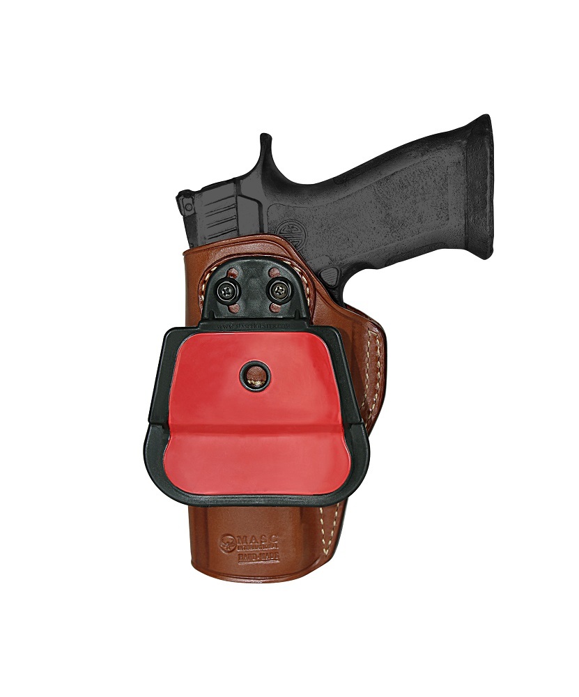 Leather Paddle Holster Fits Sig Sauer P320 XFive Full Size 9mm 5" BBL 1393 Holsters