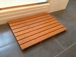  Bamboo Bath Mat- Spa Sauna Floor Mat - Non Skid Solid Bamboo - $60.00
