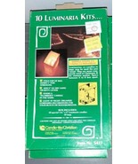 Luminaria Kits Candle &amp; Bags Christmas Vintage 10 pack NOS Candle-lite USA - $15.00