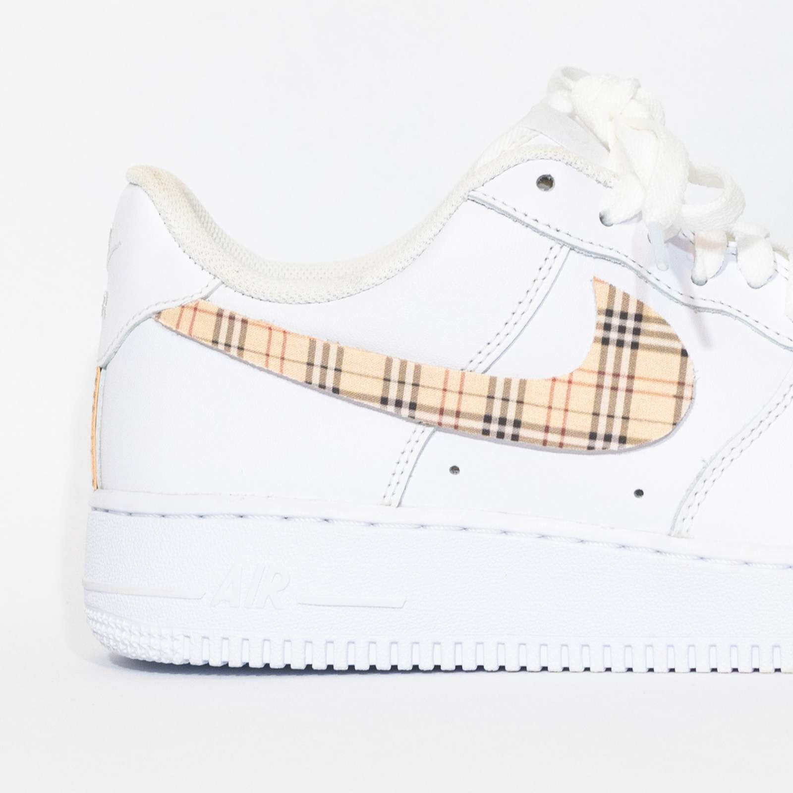 custom plaid air force 1