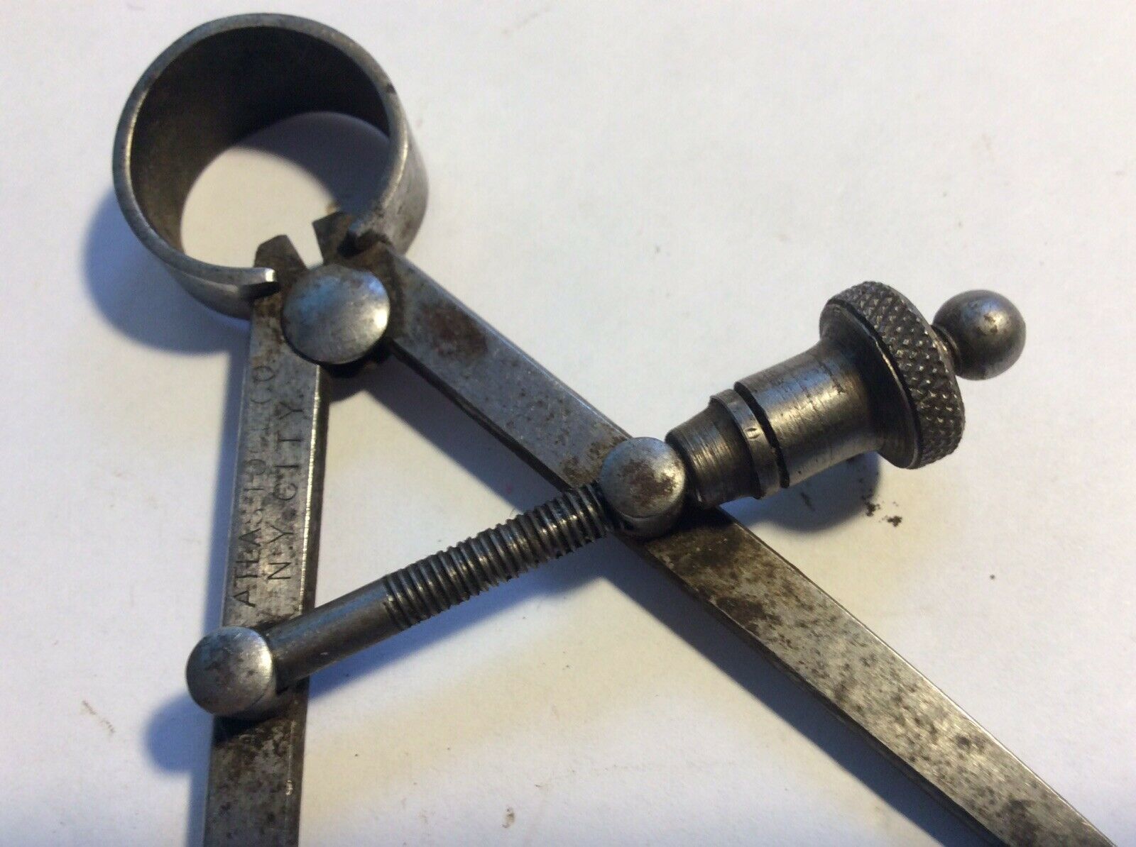 Vintage ATLAS TOOL CO. 3” USA Protractor / Compass Protractors