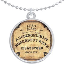 Ouija Board Spirit Ghosts Round Pendant Necklace Beautiful Fashion Jewelry - $10.77