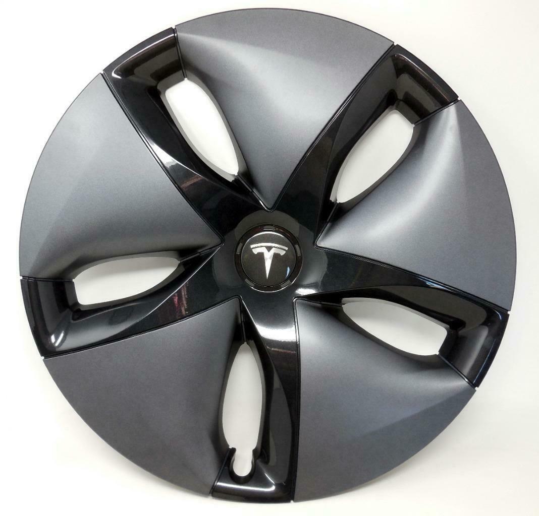 Tesla Model 3 Aero Dark Gray Hubcap Wheel Cover 1044231B 18" SHIPS