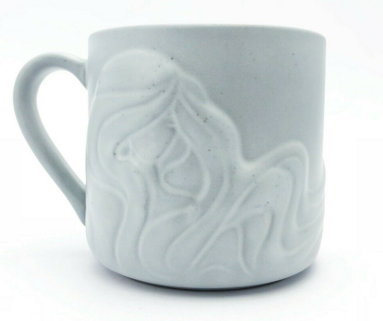 2005 White Starbucks Coffee Mug 9 Fl Oz Green & Black Mermaid Siren Logo Cup