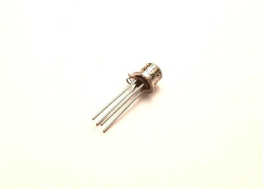 10 PIECES 3N128 4 PIN METAL CAN TRANSISTOR New Original RCA Transistors