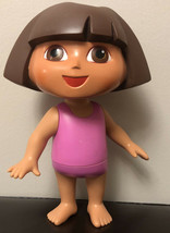 8" 2002 Mattel Splash Around Dora the Explorer PVC Doll EUC - $10.02