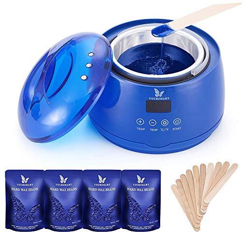 YOURSMART Wax Warmer Hair Removal Waxing Kit for Women and Man Eyebrow
