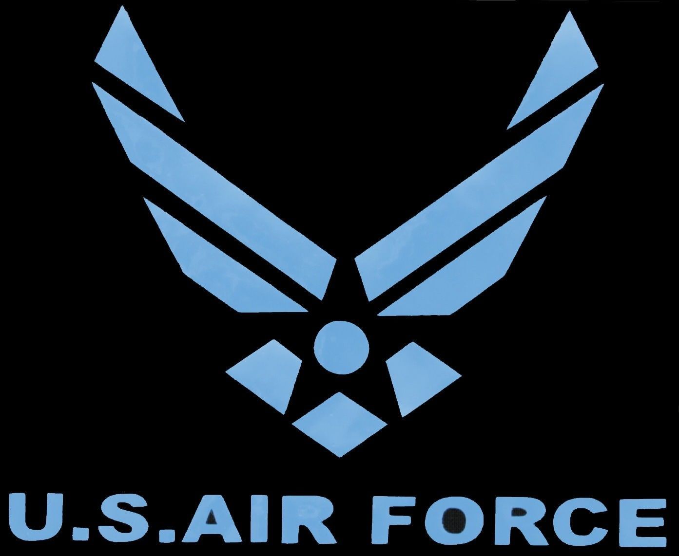 10-Pack Blue US Air Force Wings Logo Window Decal 4