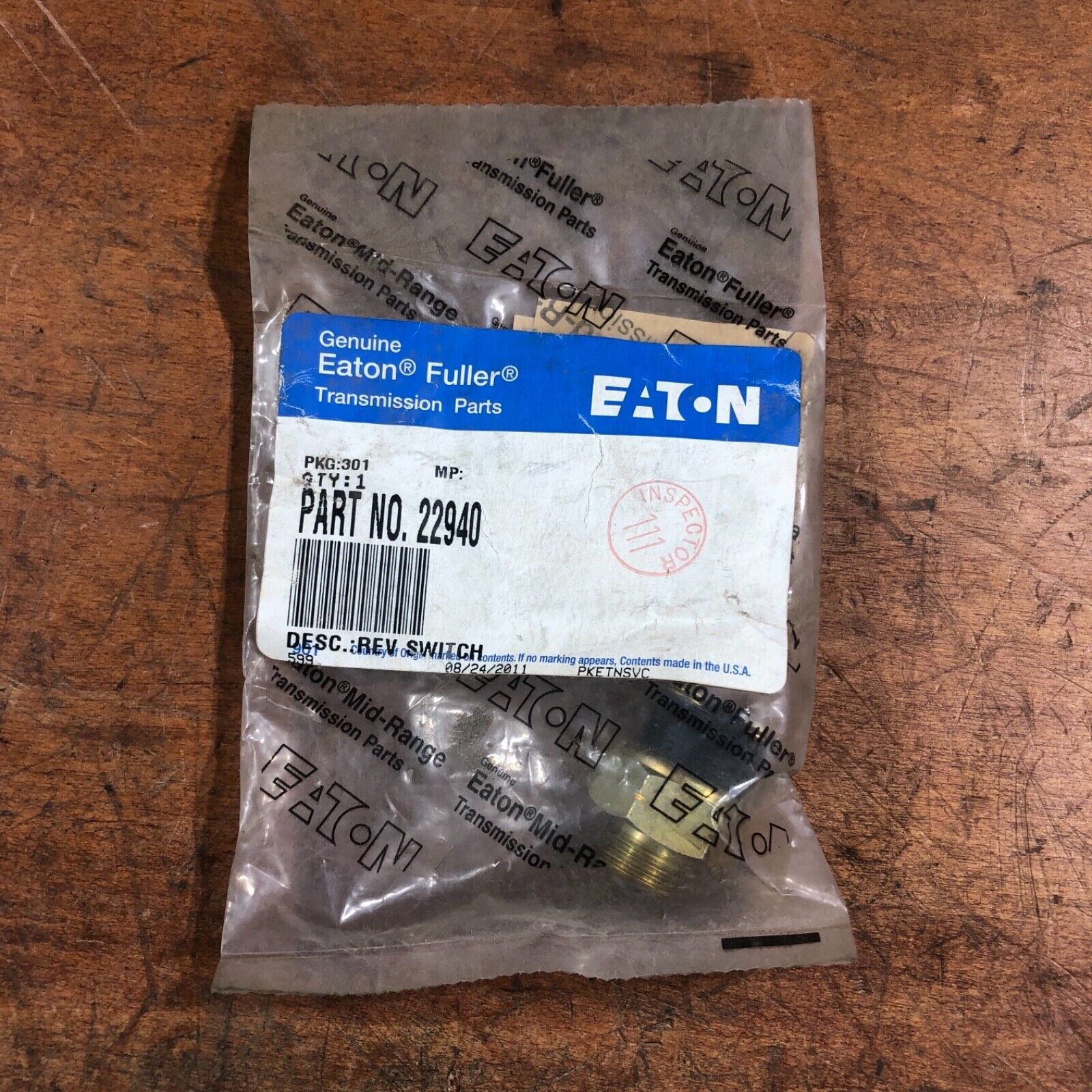 22940 New Genuine Eaton Fuller Reverse Light Switch OEM Mack 1MR2297 ...