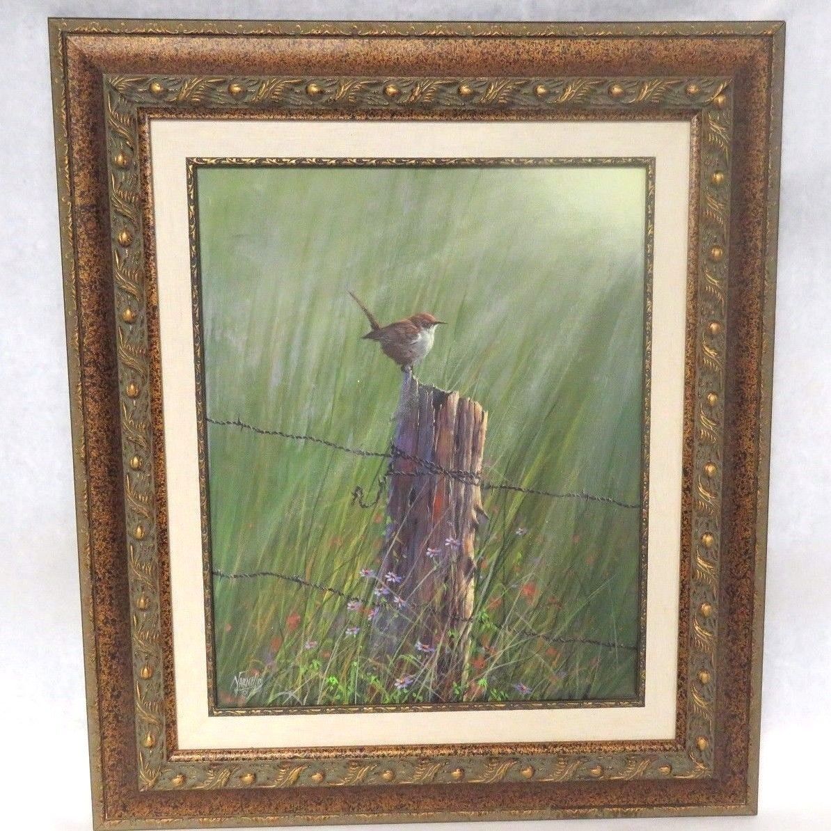 Original Framed & Signed Oil Painting By Renown Artist Joseph (Jerry
