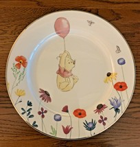 (1) Disney Winnie The Pooh Balloon Spring Floral Dinner Plate 10.5 " New - $38.56