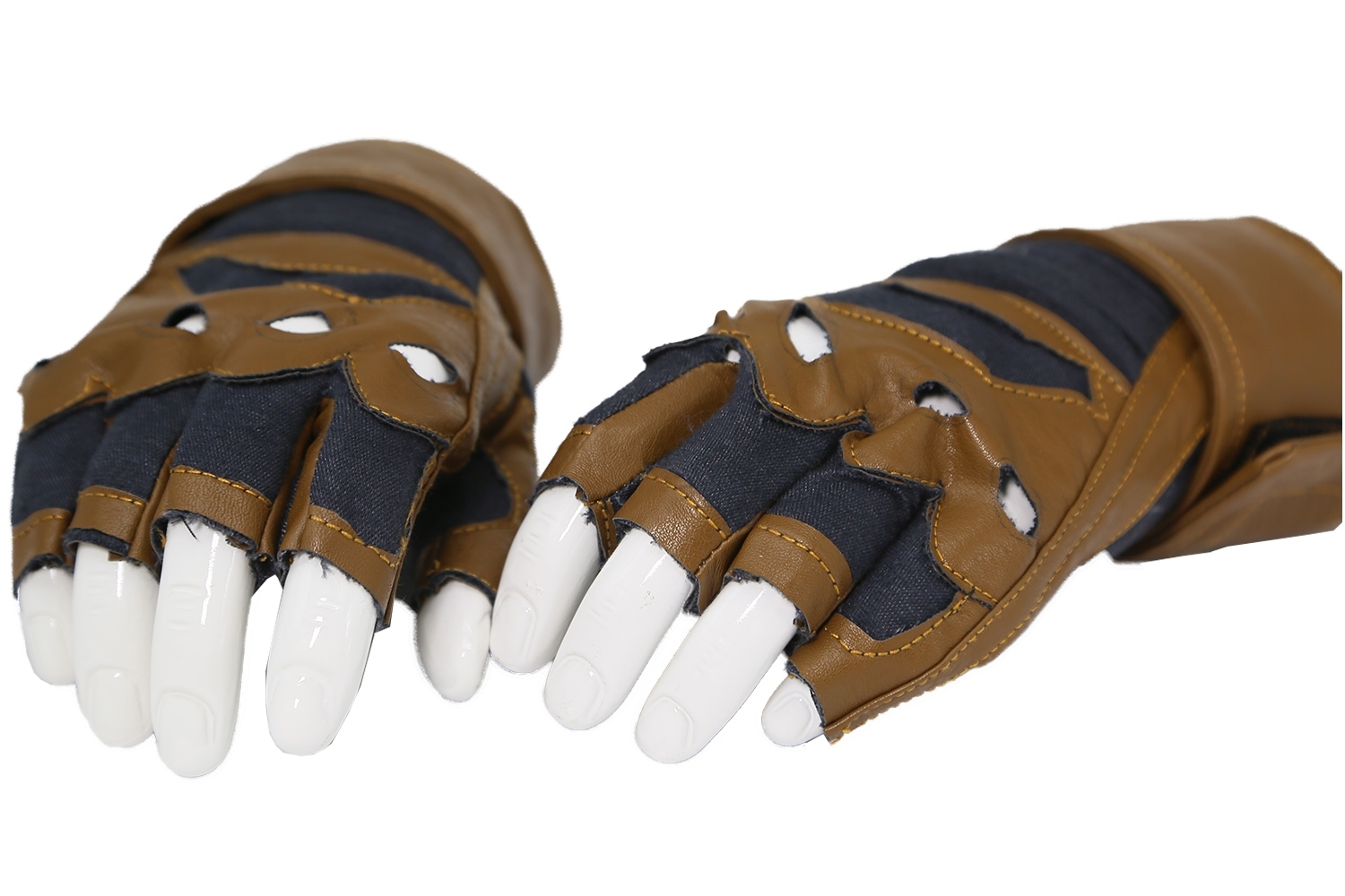 fingerless biker gloves