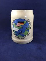 Beer Mug DL-4 DMVG 15 Years Of Cooperation Germany &amp; USA Vintage 80’s - £7.38 GBP
