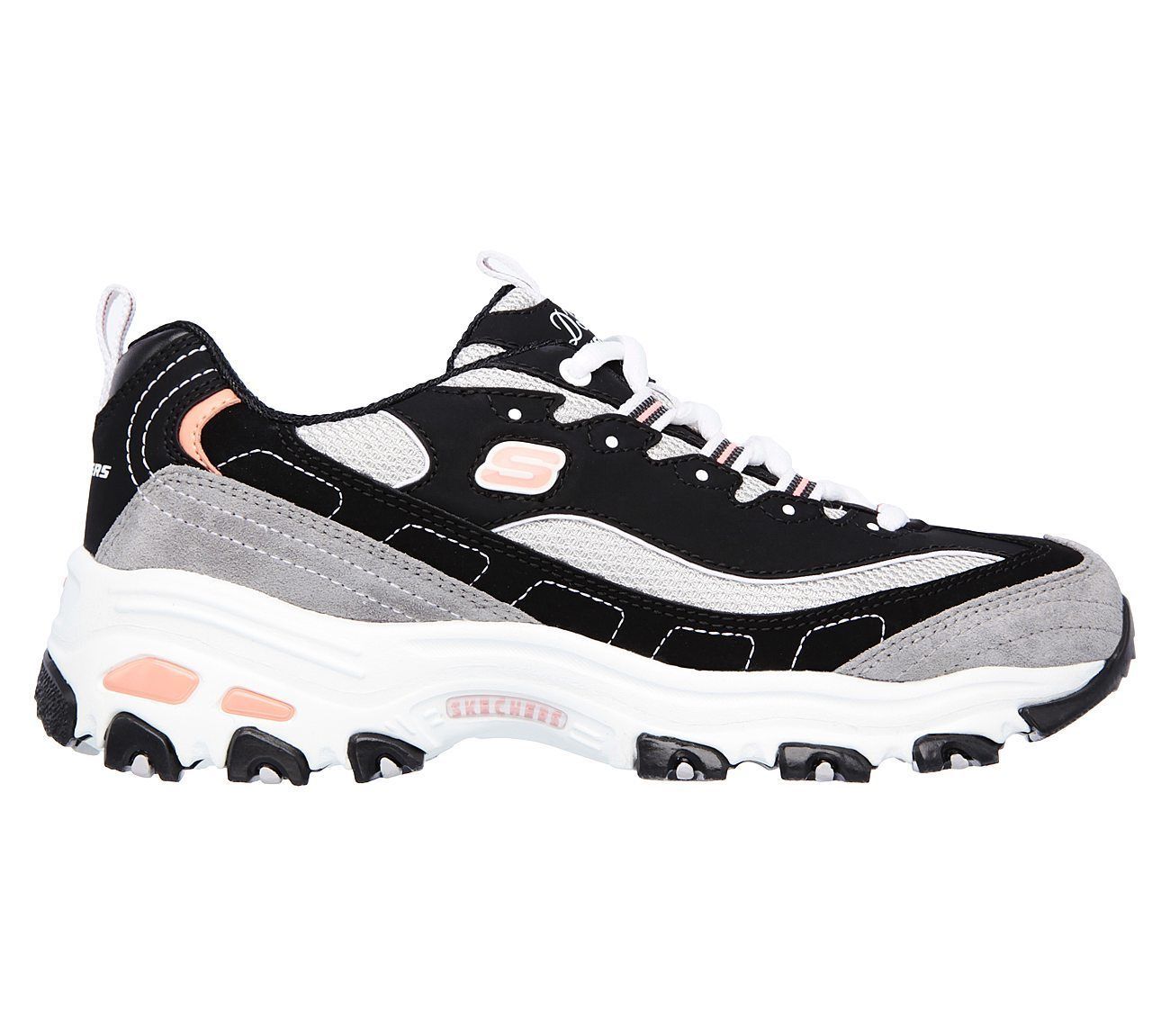 11947 Noir D' Lites Skechers Chaussures Femme Sport Confortable ...