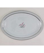 Noritake China 5556 Lilybell 16&quot; Oval Serving Platter Japan Vintage - $44.55