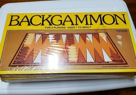 Whitman Backgammon 1981 Board Game Sealed Vintage Plastic Has Some Small Tears - $16.83