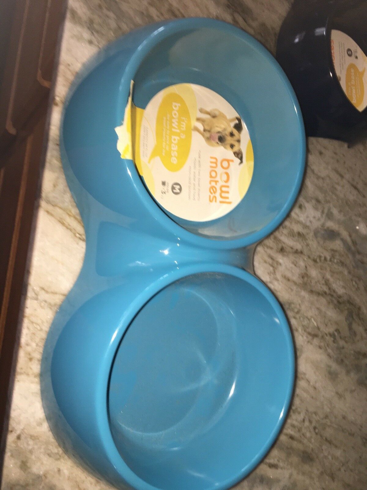 bowl mates Dog Tray blue medium 24 fl oz Dishes, Feeders