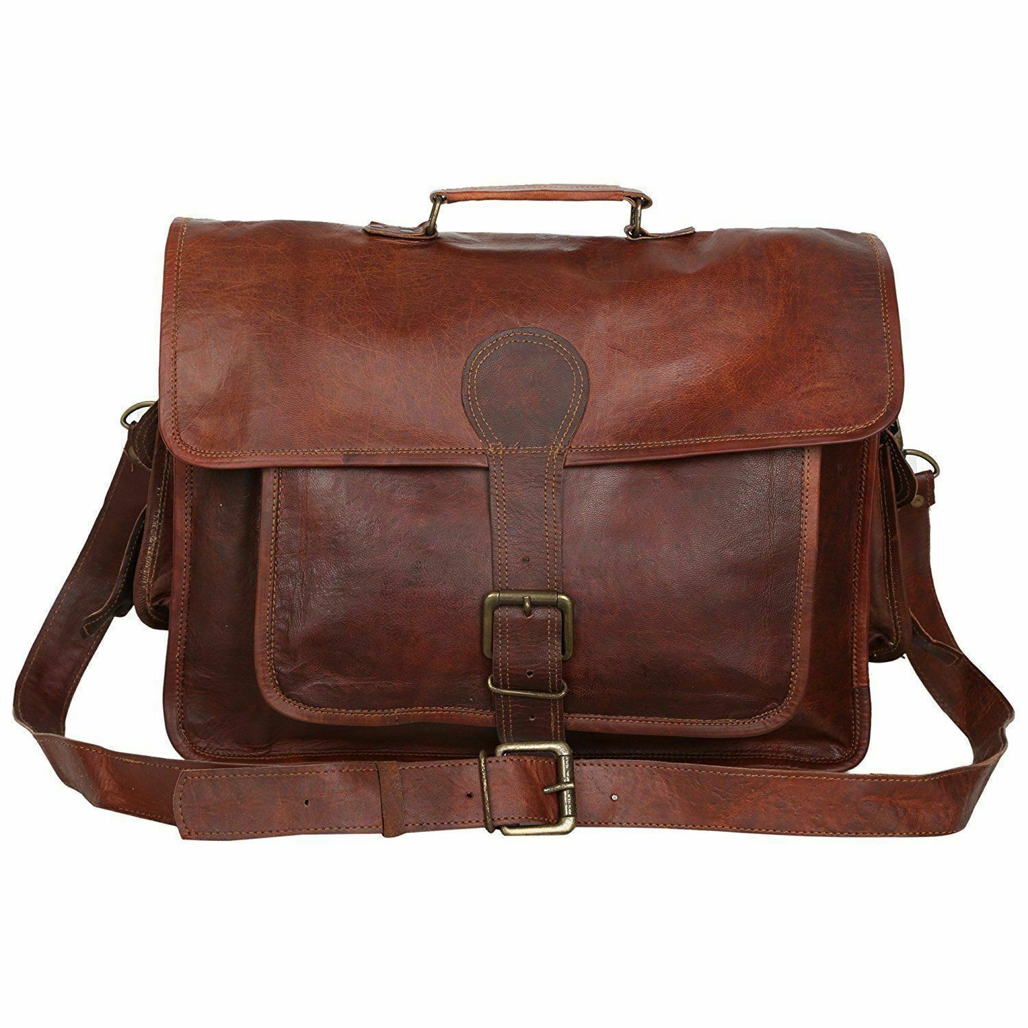 Handmade Genuine Leather Cross-Body Satchel For Women Best Laptop Bag ...