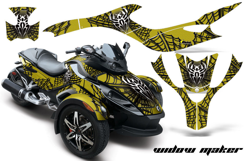 Roadster Graphics Kit Decal Sticker Wrap For Can-Am BRP RS Spyder Trike ...