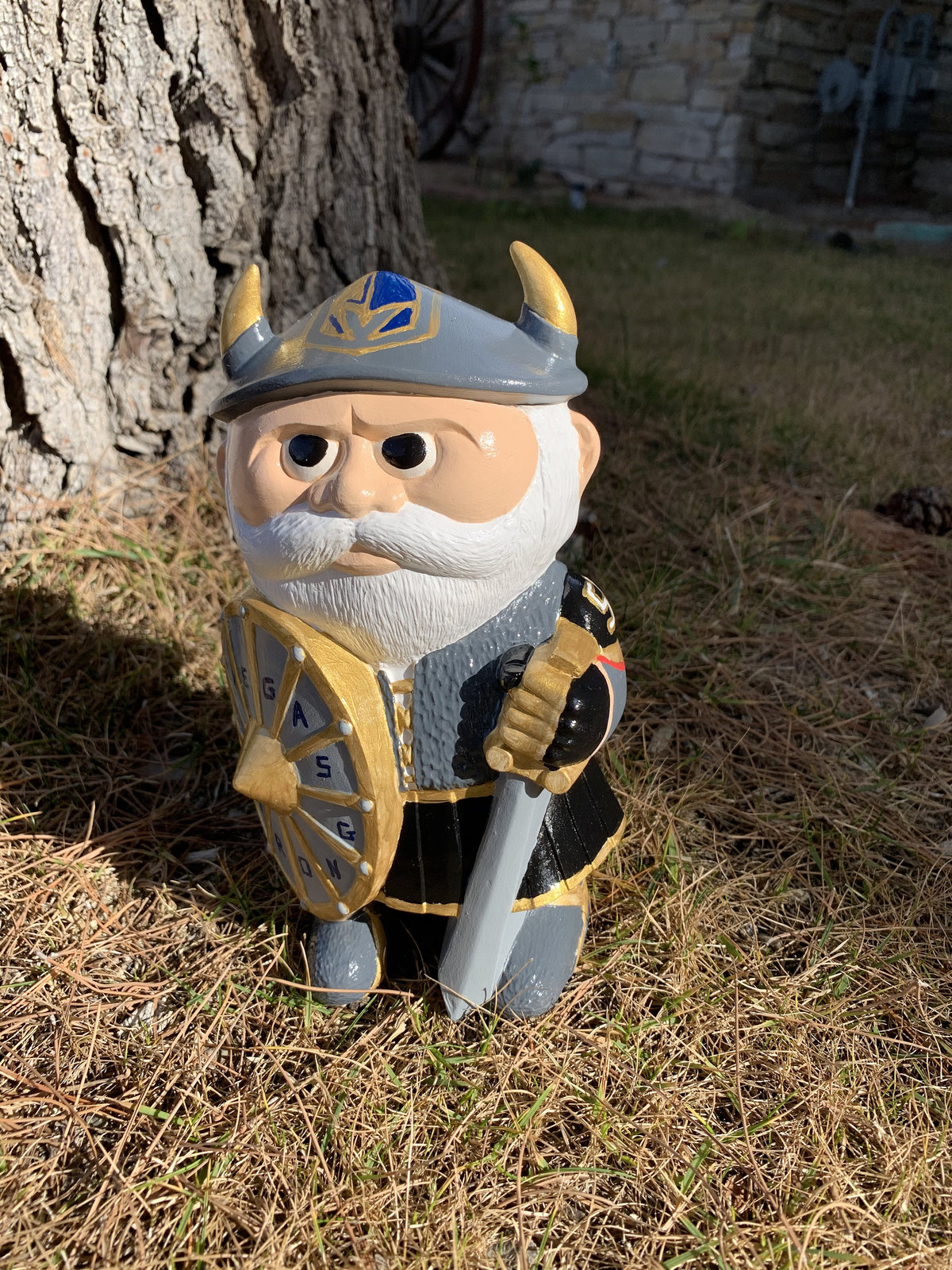 9” Tall Golden Knights Garden Gnome HockeyNHL