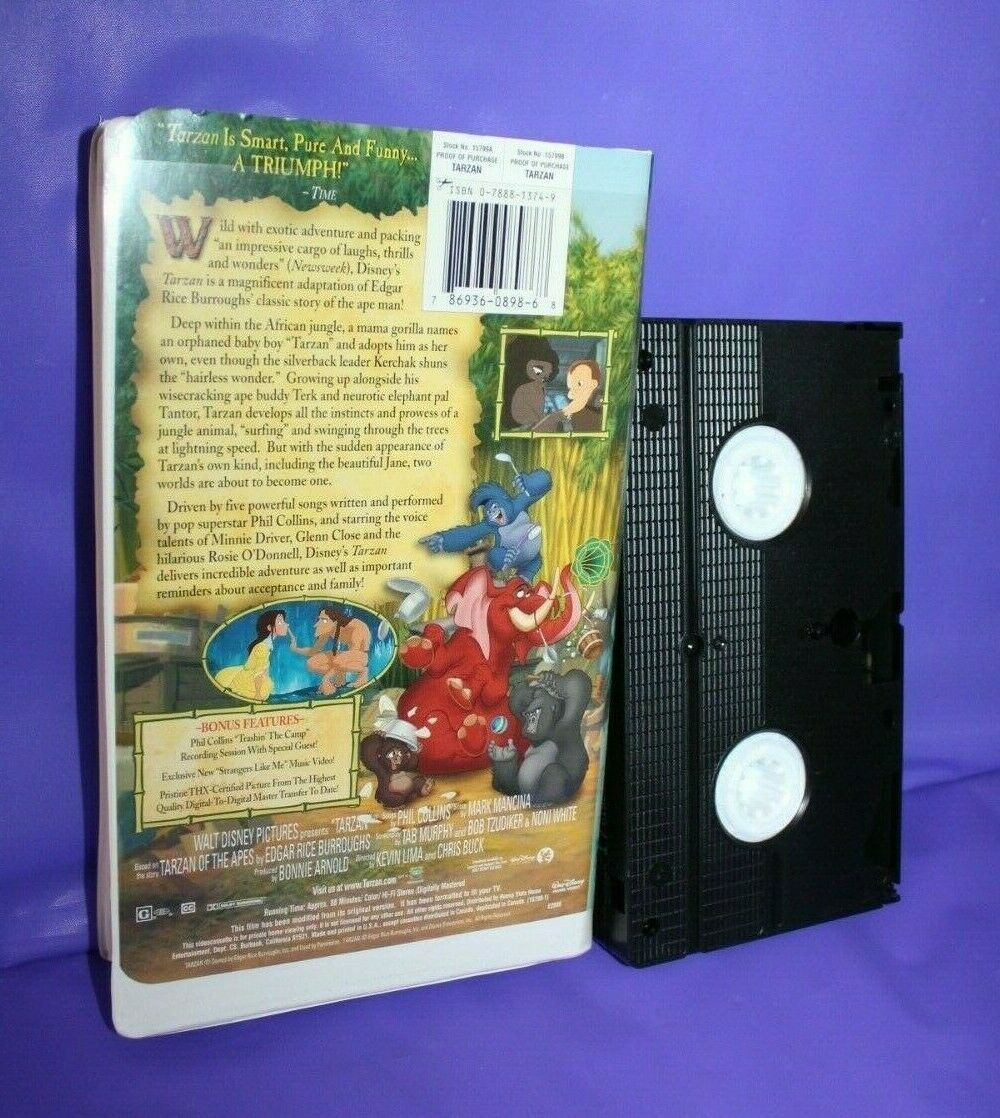 Tarzan (VHS, 2005) Walt Disney Movie - VHS Tapes