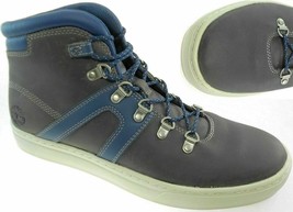 Timberland Mens Dauset Cup Hiker Hiking Gray Leather Chukka Boots Shoes A1OJQ  - $41.94