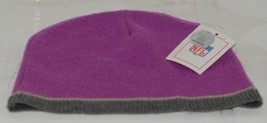 NFL Team Apparel Licensed Baltimore Ravens Light Purple Cotton Winter Cap image 2