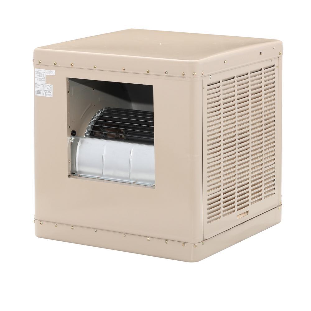 Champion Cooler 4600 Cfm Side Draft Wallroof Evaporative Cooler For 1700 Sq Ft Evaporative 1203