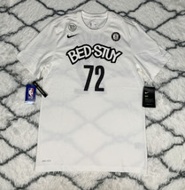 NIKE Brooklyn Nets Biggie City Edition Bed-Stuy T-Shirt Sz S *NEW* CV0172-100 - $36.10