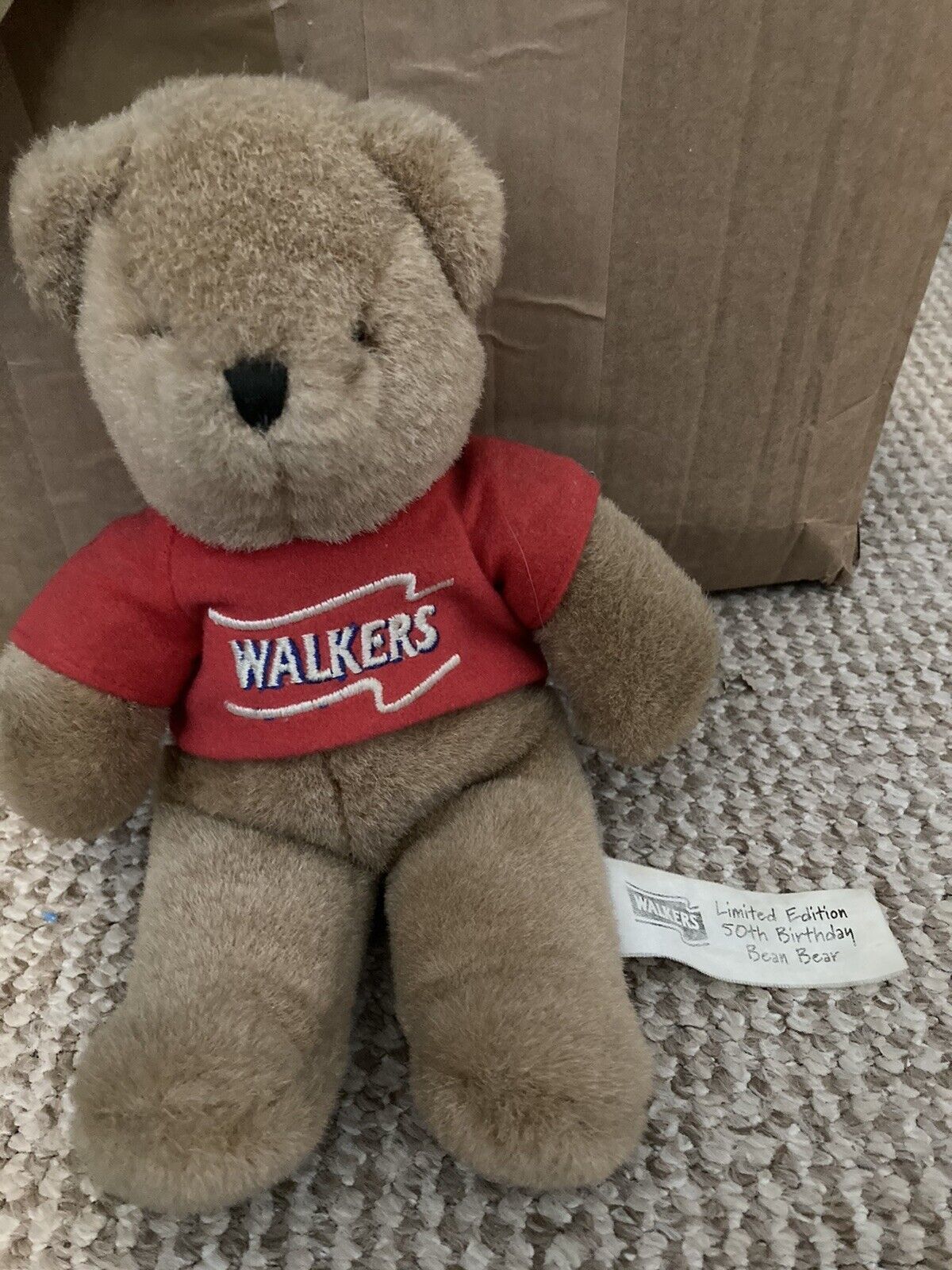 Teddy Walkers Crisps 50th Anniversary Limited Edition Teddy Bear ...