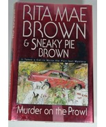 Sneaky Pie Brown &quot;MURDER ON THE PROWL (1998) by Rita Mae Brown  Hardcover - $4.99