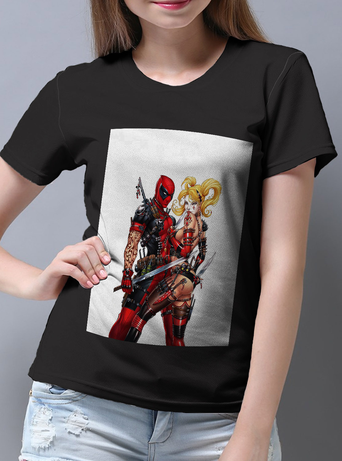 harley quinn plus size shirts