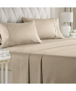 King Size Sheet Set - 4 Piece - Hotel Luxury Bed Sheets - Extra Soft - Deep - £35.90 GBP