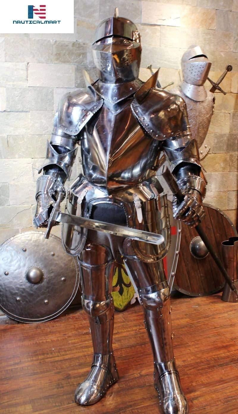 NauticalMart Medieval Knight Suit Of Armor Costume LARP Wearable 