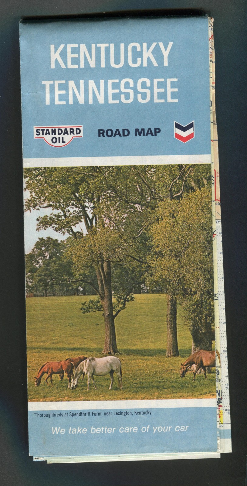 Primary image for 1967 Kentucky Tennesse Road Map by Standard Oil